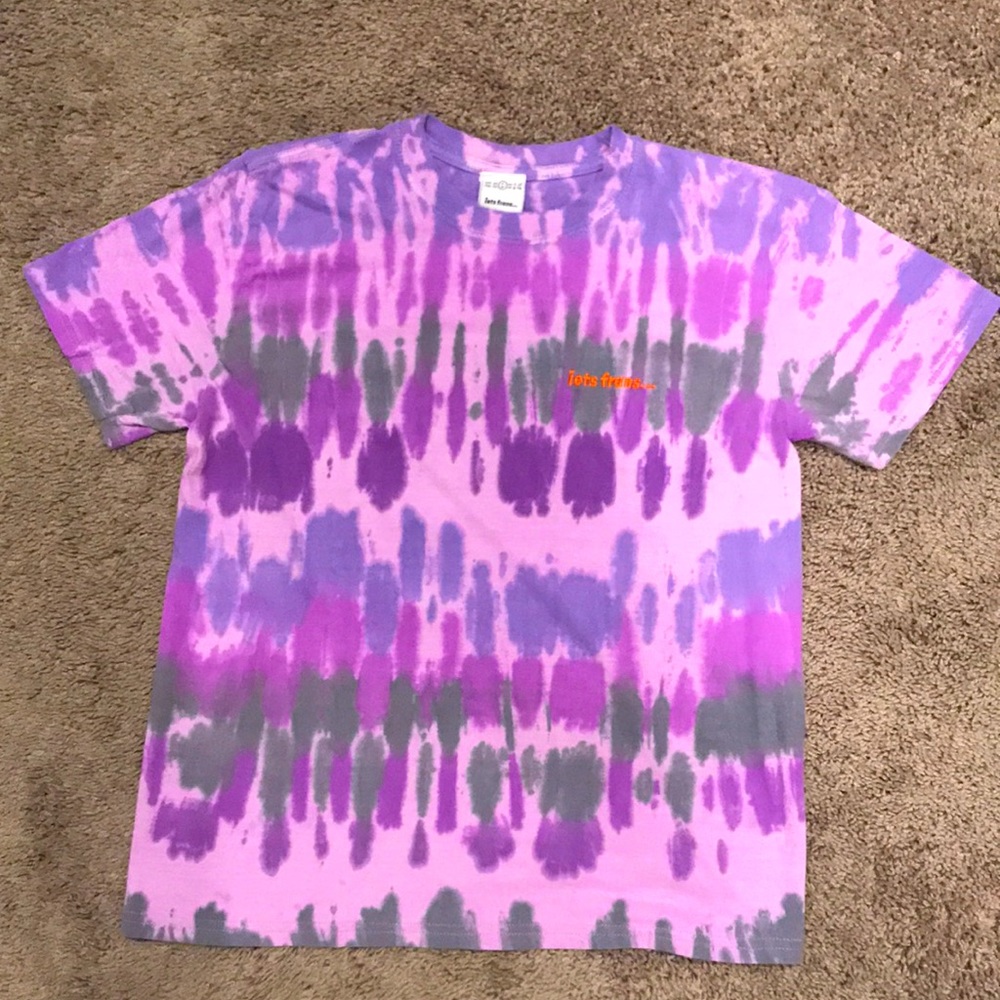 brandnew_iets frans_purple/pink tie dye tee_size s